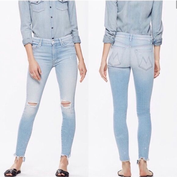 MOTHER The Looker Sacred Slit Ankle Nice Shot- Size 29 - Picture 1 of 11
